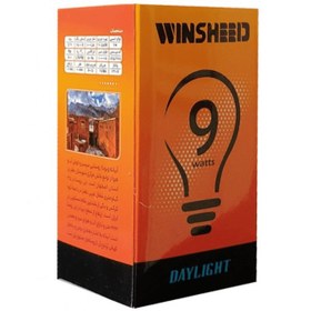 تصویر لامپ LED حبابی 9 وات آفتابی وین شید 