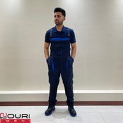 تصویر لباس کار صدرا دوبنده سرمه ای 