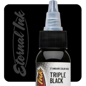 تصویر جوهر مشکی تاتو Triple black 