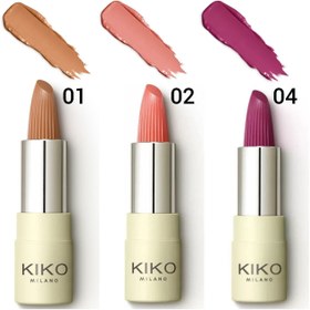 تصویر رژ لب گیاهی گرین می کیکو میلانو Green Me Creamy Lipstick Kiko Milano 