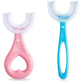 تصویر مسواک چرخشی U-shaped دایناسور Little Wallaby 28004:Toothbrush and gum massager code