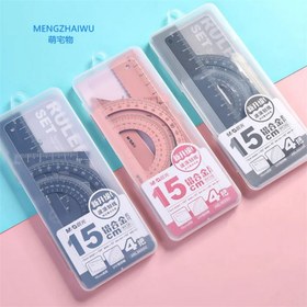 تصویر ست گونیا نقاله نشکن 