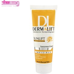 تصویر کرم ضد آفتاب بی رنگ پوست خشک سان لیفت درمالیفت حجم 40ml 