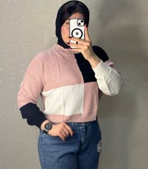 تصویر کراپ بافت زنانه منگو لطیف 