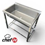 تصویر وان استیل صنعتی (سایزبندی مختلف) Industrial stainless steel vat