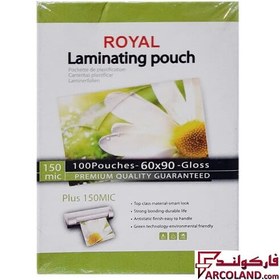 تصویر طلق پرس کارت 9 × 6 سانتی متر 150 میکرون بسته 100 عددی Laminating Film 150 micron 100 pcs 9 × 6 cm