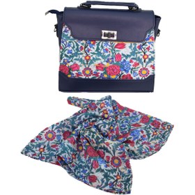 تصویر ست کیف و شال زنانه پیچک کد 03 Women Bag and Shawl Set Code 03