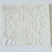 تصویر شابلون گل مناسب گلدوزی و انتقال طرح 