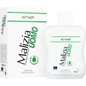 تصویر افتر شیو بالم مالیزیا سری اومو مدل وتیور Vetyver After Shave Balm حجم 100 میل 