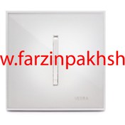 تصویر شاسی راه پله ویرا مدل شهاب سفید سفید Veera Switch And Sockets Shahab White White