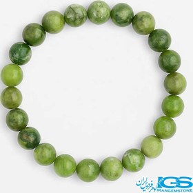 تصویر دستبند یشم سبز کشی 