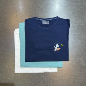 تصویر تیشرت زنانه نخ پنبه کد 404061 