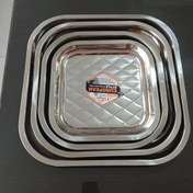 تصویر سینی ۴تیکه یونیک - استیل 