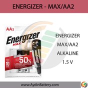 تصویر باتری قلمی آلکالاین ENERGIZER-AA2 MAX 