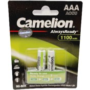 تصویر باتری نیم قلمی کملیون مدل ACCU-1100mAh بسته ۲ عددی 