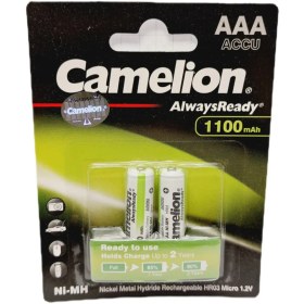 تصویر باتری نیم قلمی کملیون مدل ACCU-1100mAh بسته ۲ عددی 