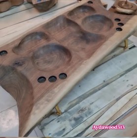 تصویر سینی مزه چوب گردو 