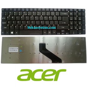 تصویر کیبورد لپ تاپ ایسر Acer Aspire V5-561 سفید- اینتر کوچک -بدون فریم 