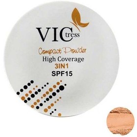 تصویر پنکیک High Coverage با SPF15 نخودی 704 ویکترس 