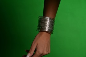 تصویر بنگل سیمی پهن سیلور 