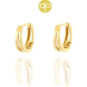 تصویر گوشواره طلا حلقه ای کد E1185 