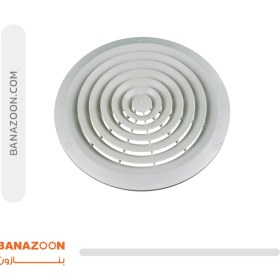 تصویر دریچه گرد سقفی پلاستیکی 