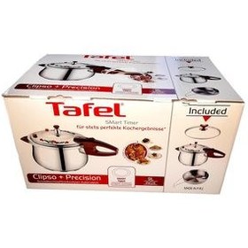 تصویر زودپز تفال INOX گنجایش 7 لیتر (تافل) ا Tefal Clipso+Precision 7L Inox 