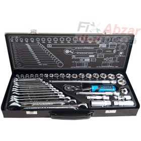 تصویر جعبه بکس 40 عددی لیکوتا مدل ALT-5004F Socket Set Licota Model ALT-5004F