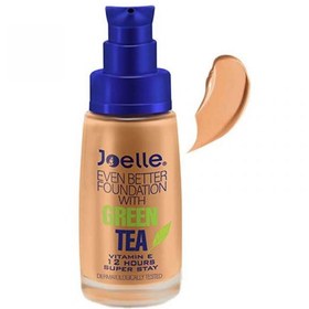 تصویر کرم پودر جویل مدل چای سبز شماره J10 حجم 30 میل Joelle 12h Even Better Foundation With Green Tea10