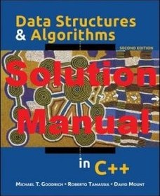 خرید و قیمت Solution Manual for Data Structures and Algorithms in C++ ...
