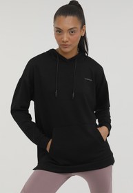 تصویر سویشرت زنانه برند کوتون استایل اصل W-CT664 LUNA LONG HOODIE 