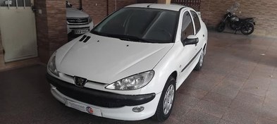 تصویر پژو 206 صندوقدار مدل 1396 ا V8 V8