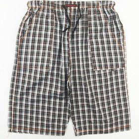 تصویر شلوارک راحتی مردانه طرح چهار خانه کد 10263 