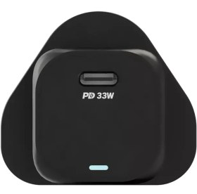 تصویر شارژر دیواری تایپ سی 33 وات پاورولوژی Powerology 33W GaN PD USB-C Fast Charger PWCUQC010 