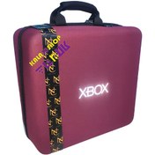 تصویر کیف حمل ایکس باکس سری ایکس (XBOX Series X) دارای فوم ضد ضربه سرتاسری نهل - زرشکی ا XBOX Series X Bag - XBOX Series X Travel Case XBOX Series X Bag - XBOX Series X Travel Case