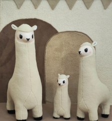 تصویر عروسک لاما ۹۰ سانتی 