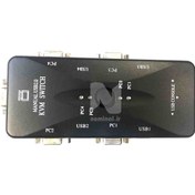 تصویر سوئیچ KVM دستی 4 پورت USB مدل 4UK KVM Switch Manual 2port 4UK