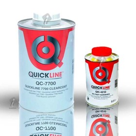 تصویر کیلر و خشک کن کوئیک لاین QUICK LINE یک+ نیم لیتر Quickline clear & hardener