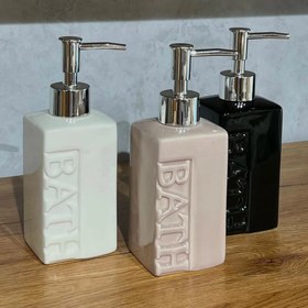 تصویر جا مایع صابونی - طوسی Soap Dispenser