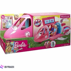 تصویر عروسک باربی مدل هواپیما مسافربری Barbie's Pink Plane Has 15+ Pieces - زمان ارسال 15 تا 20 روز کاری 