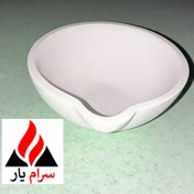 تصویر بوته ذوب طلا و نقره -نشکن- اندازه های مختلف - 1 کیلوگرمی FUSED SILICA CERAMIC MELTING DISH CRUCIBLE FOR GOLD&SILVER