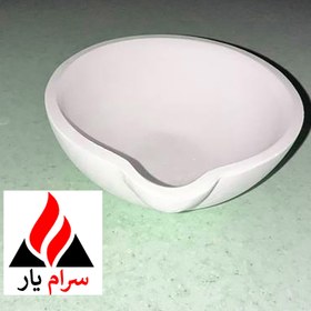 تصویر بوته ذوب طلا و نقره -نشکن- اندازه های مختلف - 1 کیلوگرمی FUSED SILICA CERAMIC MELTING DISH CRUCIBLE FOR GOLD&SILVER