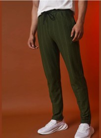 تصویر شلوار ورزشی راه‌راه برند campus sutra Striped Track Pants