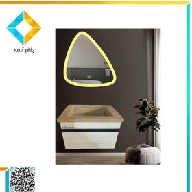 تصویر ست کامل کابینت و روشویی به همراه آینه و باکس نیک کابین مدل M65 B4051RS 