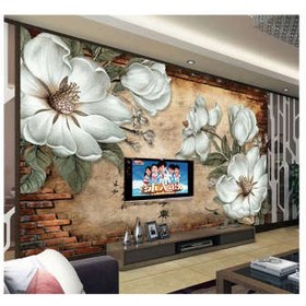 تصویر کاغذ دیواری سالسو A-white flower ا salso Wallpaper salso Wallpaper