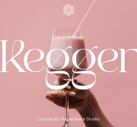 تصویر تایپ فیس مدرن Kegger 