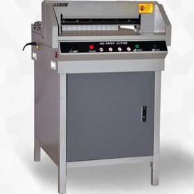 تصویر گیوتین برقی نیمه اتوماتیک مدل AX 450VG Semi-automatic electric guillotine model 450vg x