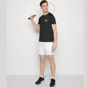 تصویر TENNIS PRO TEE – تی شرت ورزشی رنگ سیاه – آرمانی ایتالیا 