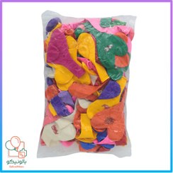 تصویر بادکنک قلبی بزرگ تایلندی بسته ۱۰۰ عددی 