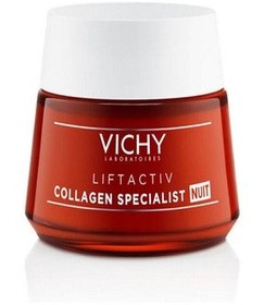 تصویر Vichy کرم مراقبت شبانه ضد پیری با تخصص کلاژن لیفت‌اکتیو 50 میلی‌لیتر 